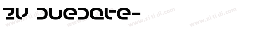 ZV DueDate字体转换